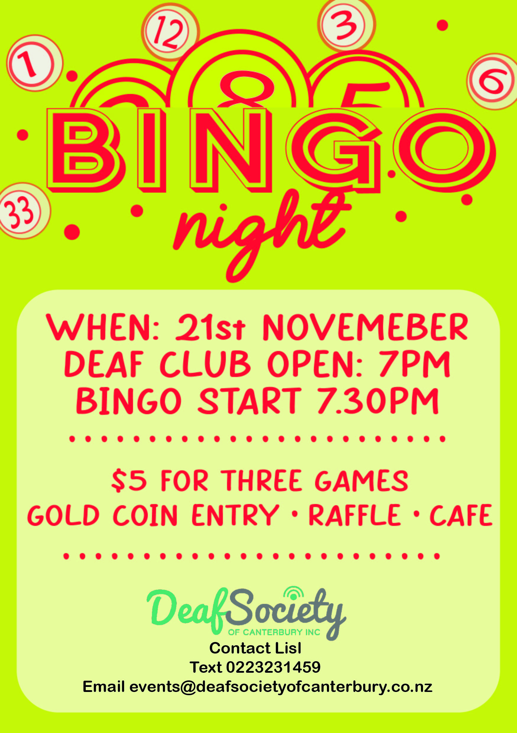Bingo Nov 01