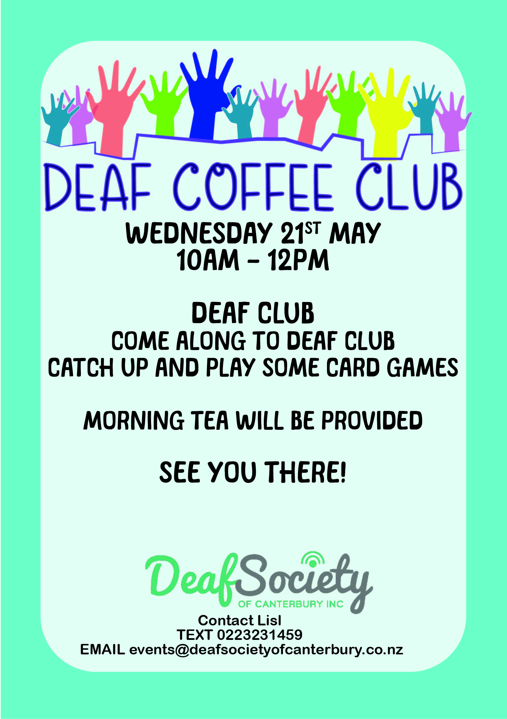 Deaf Community club May 01 01 01