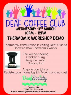Deaf Community club March 01